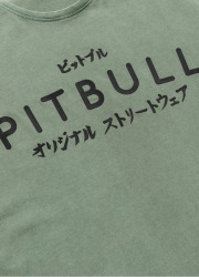 PitBull West Coast Triko Bravery 190 Denim Washed - zelené