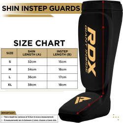Chrániče holení RDX Hosiery - černo zlaté