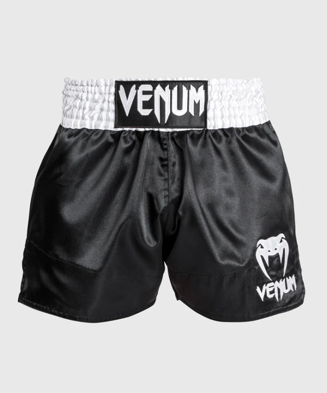 Thai trenýrky VENUM CLASSIC - černo/bílé