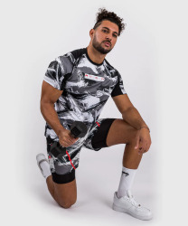 Funkční triko VENUM Electron 3.0 Dry-Tech Kr.rukávem - šedo/červený