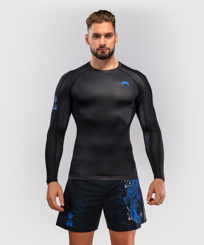 Rashguard VENUM Thunder Dragon Dl. rukáv - Black/Royal Blue