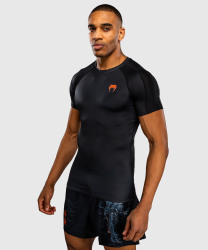 Rashguard VENUM Thunder Dragon KR. rukáv - Black/Grey/Copper