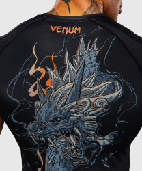 Rashguard VENUM Thunder Dragon KR. rukáv - Black/Grey/Copper