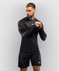 Rashguard VENUM Dl. rukáv Streamline - černo/bílý