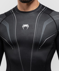 Rashguard VENUM Dl. rukáv Streamline - černo/bílý