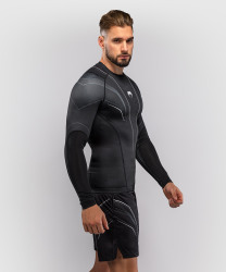Rashguard VENUM Dl. rukáv Streamline - černo/bílý