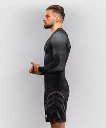 Rashguard VENUM Dl. rukáv Streamline - černo/bílý