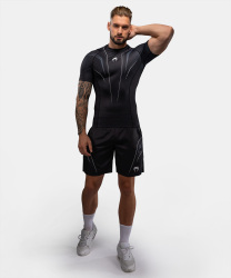 Rashguard VENUM Kr. rukáv Streamline - černo/bílý