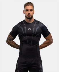 Rashguard VENUM Kr. rukáv Streamline - černo/bílý