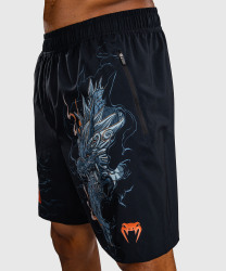 Tréninkové šortky VENUM Thunder Dragon - Black/Grey/Copper