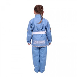 Tatami Dětské Kimono MEERKATSU ANIMAL GI -  SKY modré