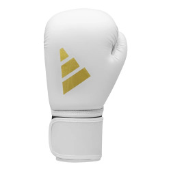 Boxerské rukavice Adidas Speed 50  - bílo/zlaté