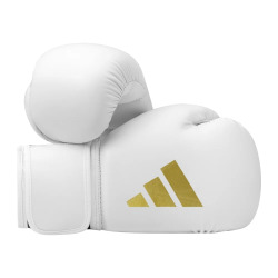 Boxerské rukavice Adidas Speed 50  - bílo/zlaté