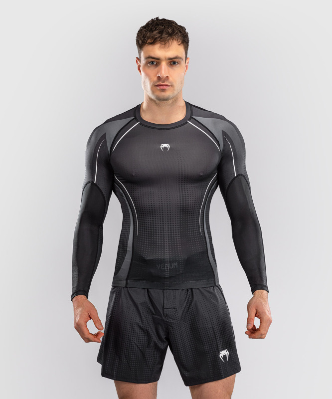 Rashguard VENUM Dl. rukáv Stealth - Black/White
