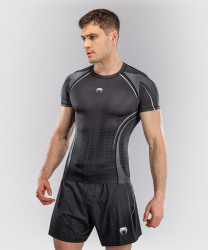 Rashguard VENUM Kr. rukáv Stealth - Black/White