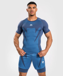 Rashguard VENUM Attack Kr. rukáv - modrý