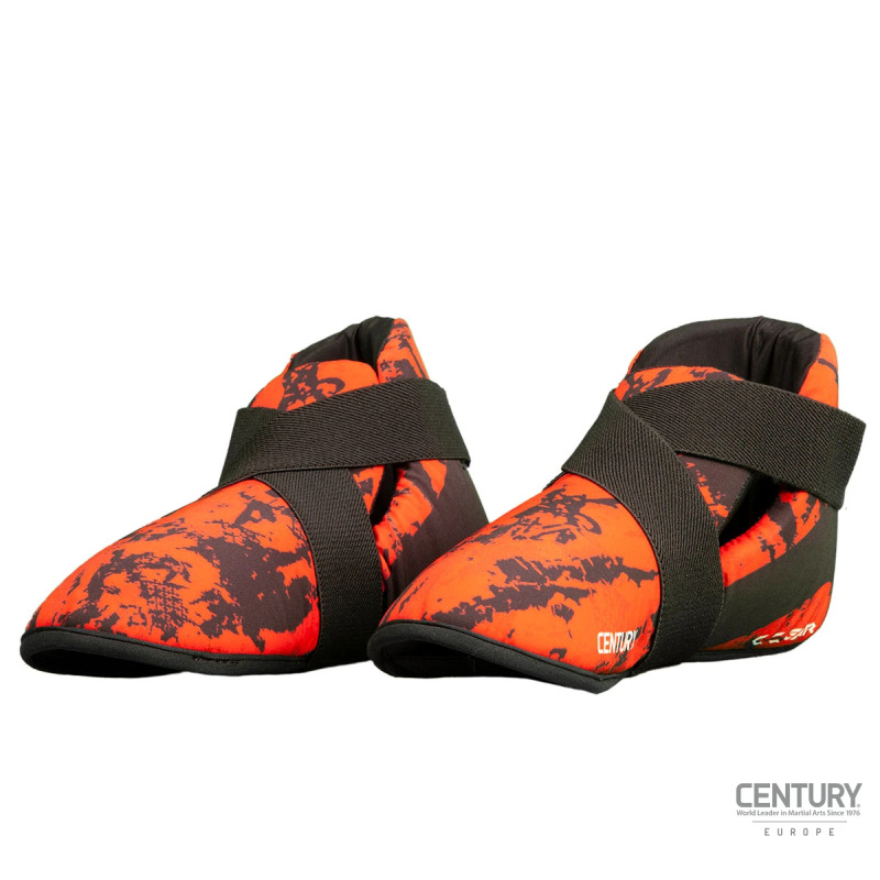 Kickbox Chrániče nohou CENTURY C-GEAR Sport Respect certifikovaná WAKO - červené