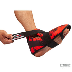 Kickbox Chrániče nohou CENTURY C-GEAR Sport Respect certifikovaná WAKO - červené