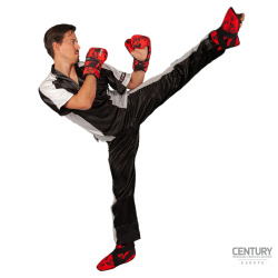 Kickbox Chrániče nohou CENTURY C-GEAR Sport Respect certifikovaná WAKO - červené