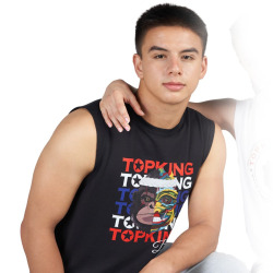Pánské tílko TOP KING - černé