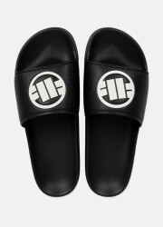 PitBull West Coast Flip Flop Logo - černé