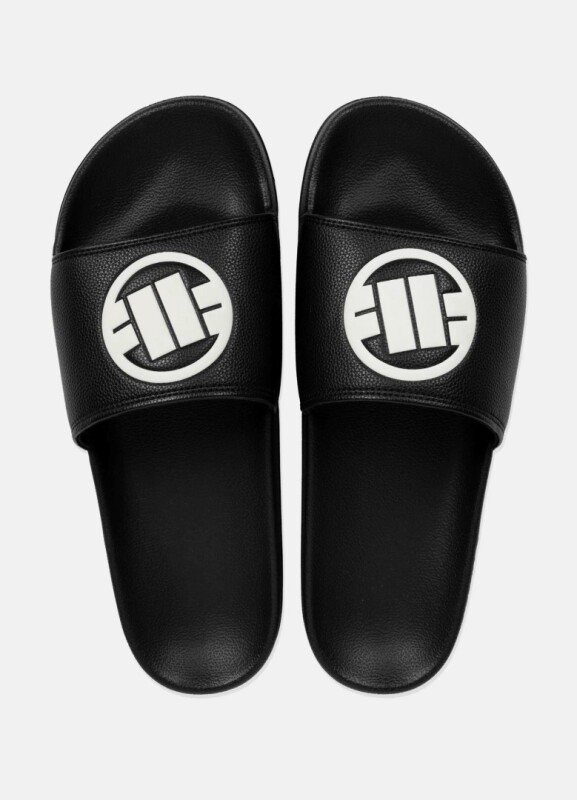 PitBull West Coast Flip Flop Logo - černé