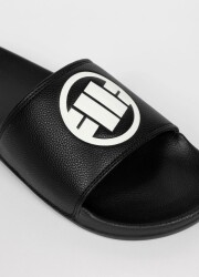 PitBull West Coast Flip Flop Logo - černé