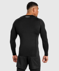 Rashguard VENUM Attack Dl. rukáv - černo/šedý