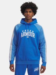 Pánská mikina UNDER ARMOUR UA Rival Flc CB - modrá