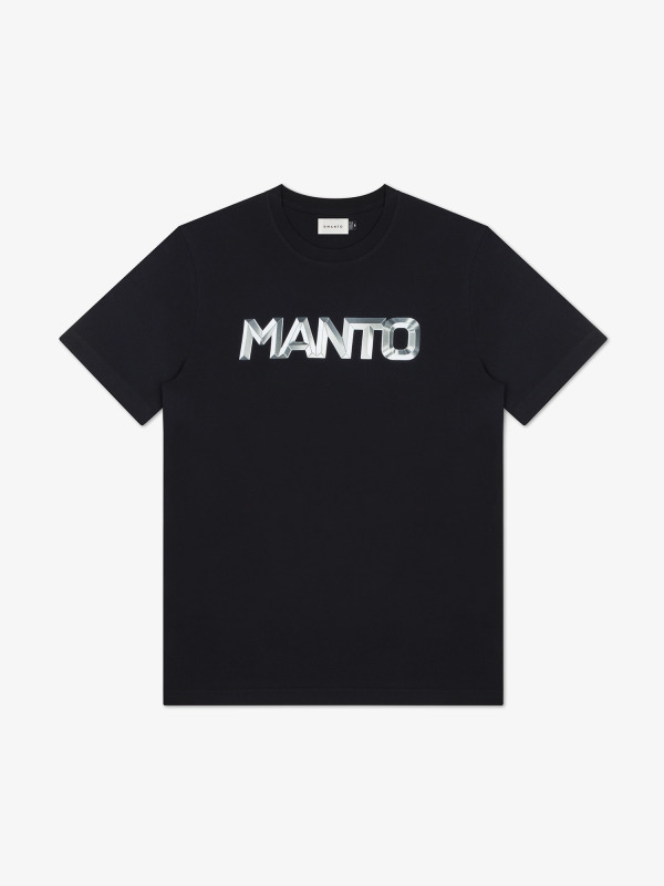 Pánské Triko Manto METAL LOGOTYPE  - černé