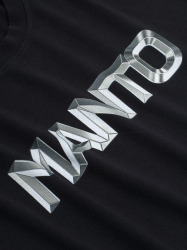 Pánské Triko Manto METAL LOGOTYPE  - černé