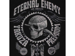 Yakuza Premium Pánské tričko YPS 4008 – Eternal Enemy  - černé