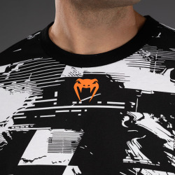 Pánské triko VENUM UFC Zenith by Venum Authentic Fight Week DL.rukáv. - bílo/černé
