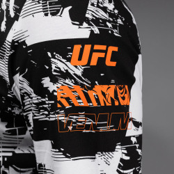 Pánské triko VENUM UFC Zenith by Venum Authentic Fight Week DL.rukáv. - bílo/černé