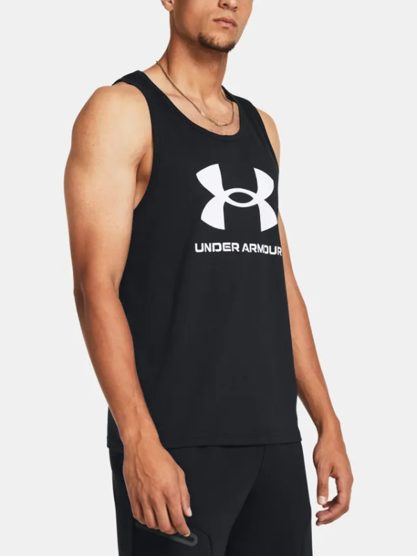 Under Armour Pánské tílko SPORTSTYLE LOGO - černé