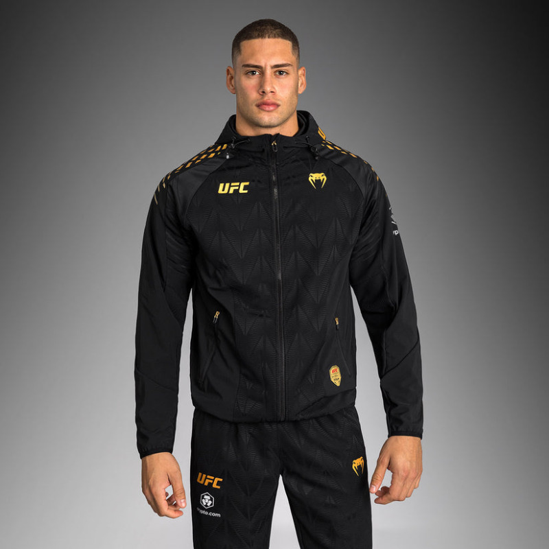 Pánská Mikina UFC Fusion by Venum Authentic Fight Night Men’s Walkout - černo/zlatá