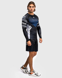 Rashguard VENUM x Tekken 8 - Jin Kazama Dl. rukáv - modro/černo/bílý