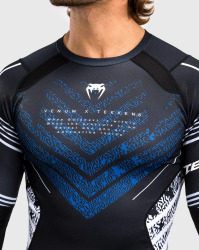 Rashguard VENUM x Tekken 8 - Jin Kazama Dl. rukáv - modro/černo/bílý