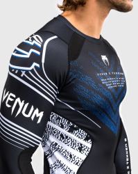 Rashguard VENUM x Tekken 8 - Jin Kazama Dl. rukáv - modro/černo/bílý
