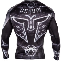 Rashguard VENUM GLADIATOR 3.0 dl. rukáv - černo/bílý