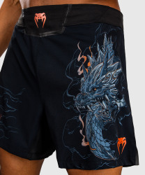 Pánské fight šortky VENUM Thunder Dragon - Black/Grey/Copper
