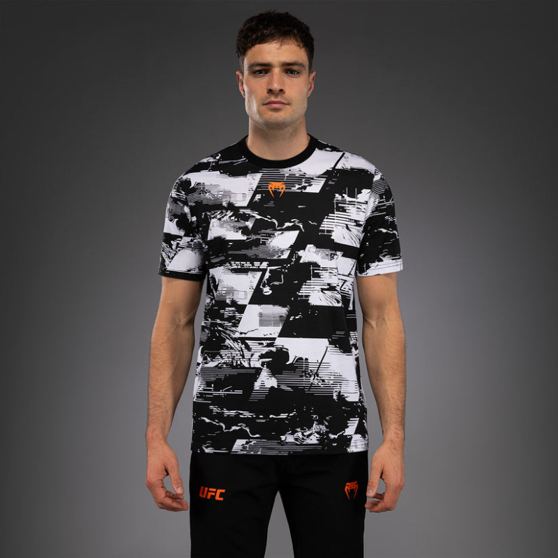 Pánské triko VENUM UFC Zenith by Venum Authentic Fight Week - bílo/černé
