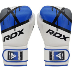 RDX Boxerské rukavice F7 Ego - bílo/modré