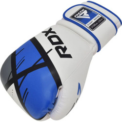 RDX Boxerské rukavice F7 Ego - bílo/modré