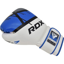 RDX Boxerské rukavice F7 Ego - bílo/modré