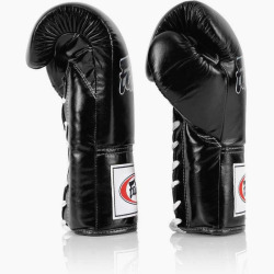 Šněrovací boxerské rukavice Fairtex BGL6 černé