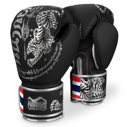 PHANTOM Boxerské rukavice Muay Thai - Limitovaná Stříbrná Edice