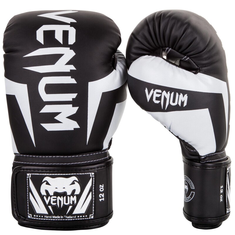 Boxerské rukavice VENUM ELITE - černo/bílé