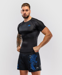 Rashguard VENUM Thunder Dragon KR. rukáv - Black/Royal Blue