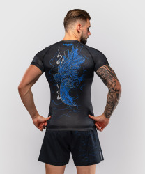 Rashguard VENUM Thunder Dragon KR. rukáv - Black/Royal Blue